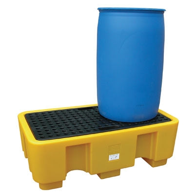 2-drum Polyethylene Eurosump Spill Pallet without grate | Lekalokun