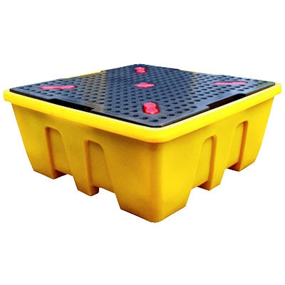 Single IBC Polyethylene Pallet  with grating- Stackable | Lekalokun