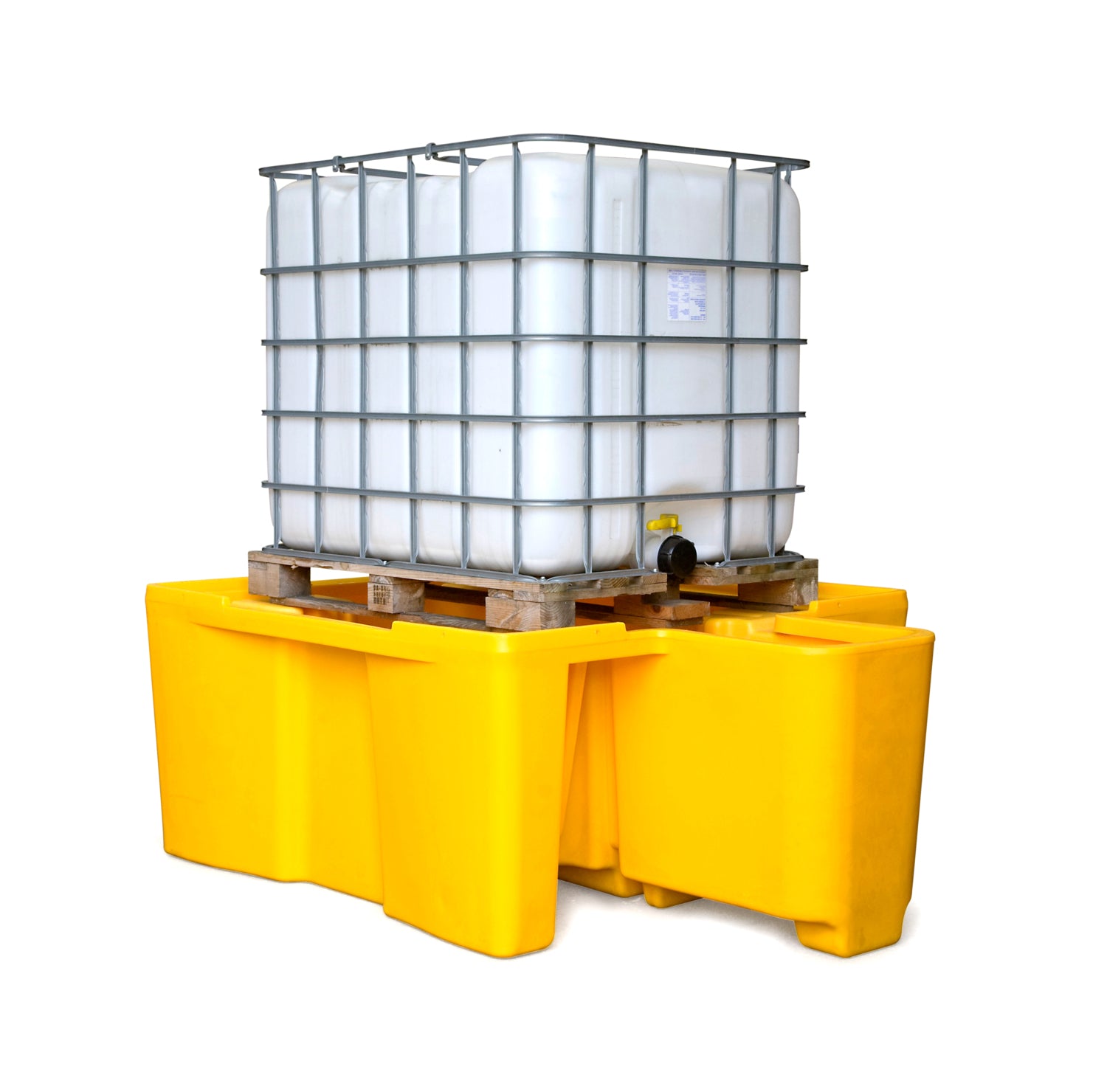 Single Ibc pólýetýlen lekapallur With Dispensing Well – FyterTech 31-3075 – mynd 2