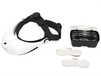 2 LED HEADBAND ILLUMINATED MAGNIFIER with 5 lens - 31168