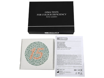 GIMA TEST FOR COLOUR DEFICIENCY - 10 plates - paediatric - 31286