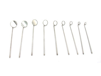 SET 9 LARYNGEAL MIRRORS 000-6 - 31612