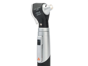 HEINE MINI 3000 LED DIRECT OTOSCOPE with reusable tips and case - black - D-856.20.021 - 31664