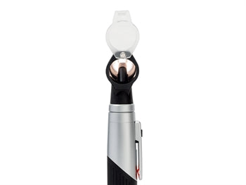 HEINE MINI 3000 LED DIRECT OTOSCOPE with reusable tips and case - black - D-856.20.021 - 31664