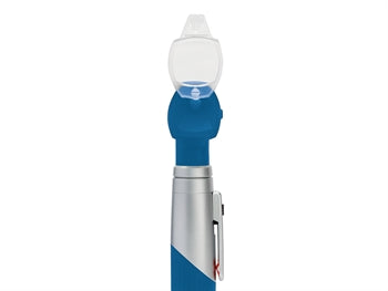 HEINE MINI 3000 F.O. LED OTOSCOPE with reusable tips and case - blue - D-885.20.021 - 31679