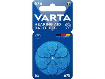 VARTA HEARING AID BATTERIES - 675 - 32216