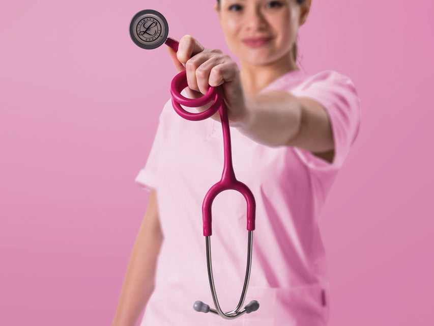 Littmann Classic III hlustunarpípa – 5648C – hindberjarauð, stáláferð