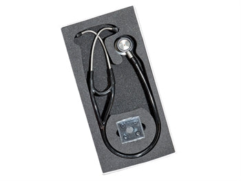 CLASSIC CARDIOLOGY STETHOSCOPE - Y svartur - 32552