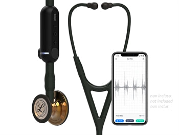 LITTMANN CORE DIGITAL HLUSTUNARPÍPA - 8863 - svartur - háglansandi kopar - 32602