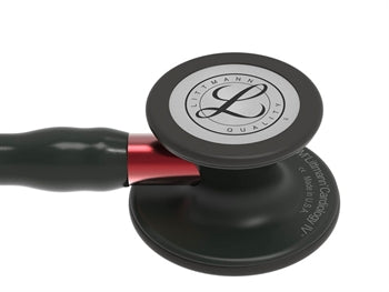 LITTMANN CARDIOLOGY IV - 6200 - svartur - svartur flötur - rauður stilkur - 32639