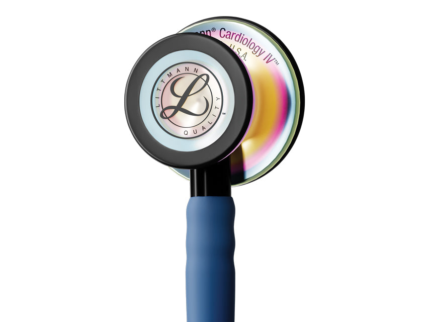 Littmann Cardiology IV – 6242C – dökkblá, regnbogaáferð (sérútgáfa)