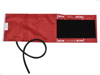 FULLORÐINS KÚF + 1 RÖR BLÖÐRAN 49x15 cm - nylon rauður - 32844