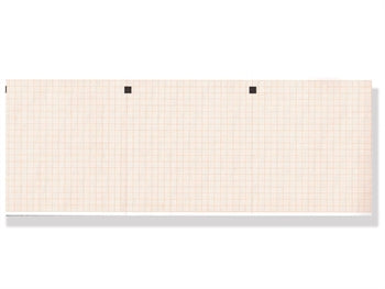 ECG hitapappír 112x100 mm x300s pakki - appelsínugul rúð - 32958