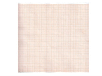 Hjartalínurit hitapappír 210x30 mm x m rúlla - appelsínugul grind - 3296