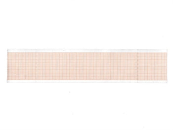 ECG hitapappír 50x25 mm x m rúlla - appelsínugul net - 32963
