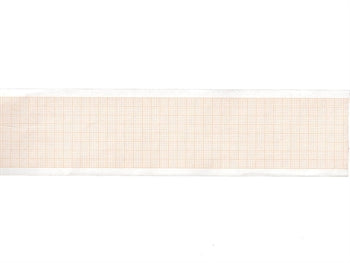 ECG hitapappír 50x20 mm x m rúlla - appelsínugul net - 32968