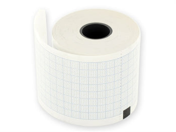 ECG hitapappír 50x30 mm x m rúlla - blátt net - 32971