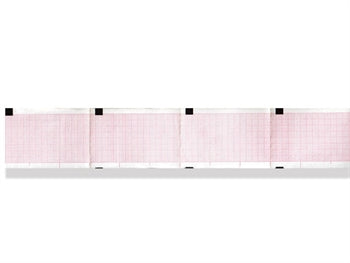 ECG hitapappír 50x75mm x400s pakki - appelsínugul net - 32990