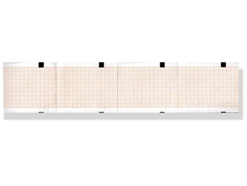 ECG hitapappír 63x75mm x400s pakki - appelsínugul net - 32991