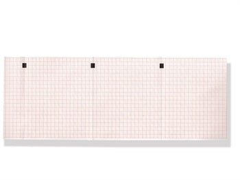 ECG hitapappír 112x90mm x200s pakki - rauður net - 33003