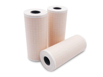 ECG hitapappír 100x20 mm x m rúlla - appelsínugul net - 33052
