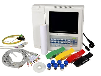 1200G ECG - 12 rásir með skjá - 33224