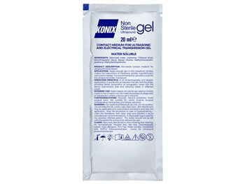 ULTRASOUND GEL - pakki 20 ml - gegnsætt - 33271