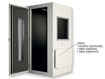 PRO 28 PREMIUM HEYRNI KLEFI 96x96x197 cm með loftun og gluggadyr - 33649