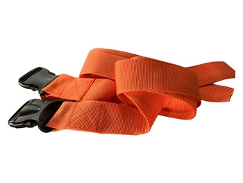 ÖRYGGISBELTI 1 stykki - pólýprópýlen appelsínugulur - plastbeygja - 33837