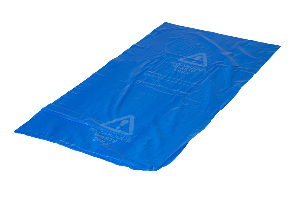 Bláar plastpokar til förgunar 46cm x 90cm – FyterTech 34-1004 – mynd 2