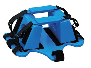 FERMO 3 HEAD IMMOBILIZER - barn - blár - 34108