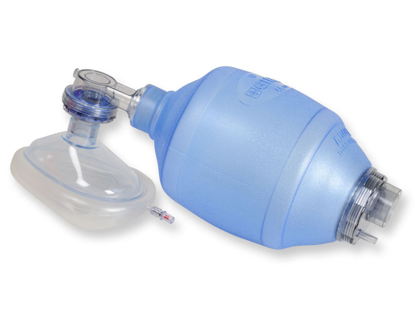 Einnota endurlífgunarbelgur úr PVC – fullorðnir