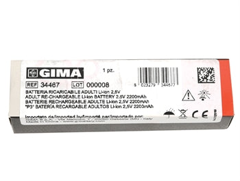 FULLORÐINS ENDURHLAÐANLEG LI-ION BATERÍA 2.5V 2200mAh - 34467