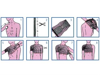 ELASTIC TUBULAR NETTING 10 for shoulder, body, back - 34700