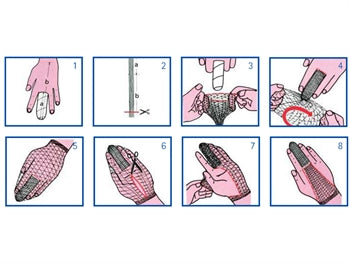 ELASTIC TUBULAR NETTING 1 for fingers - 34701