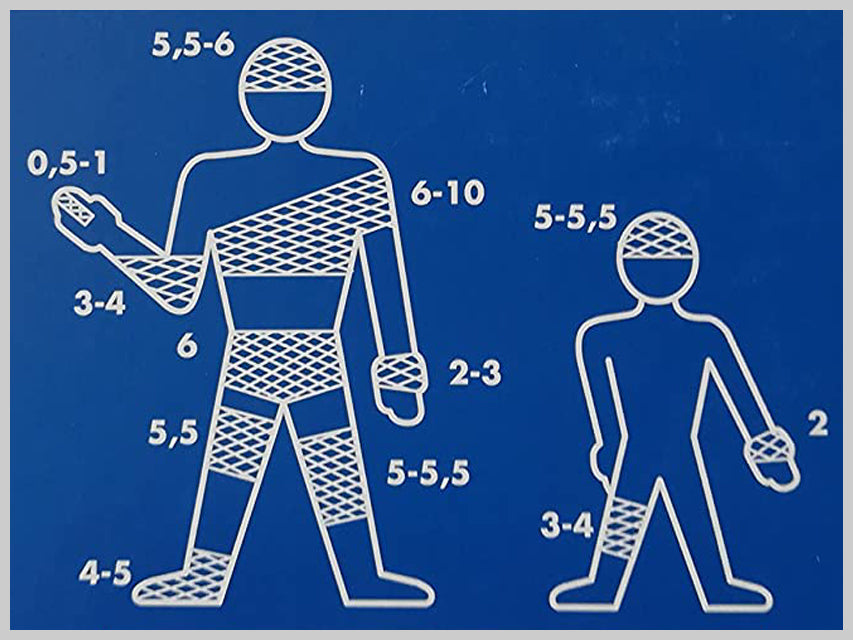 Surgifix teygjanlegt hólknet nr. 5 fyrir fót, hné og fótlegg – 25 m