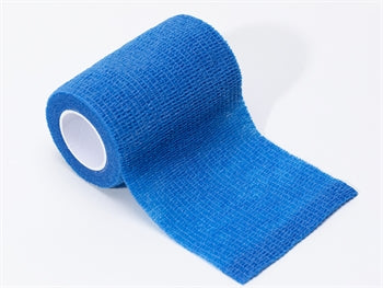COHESIVE NON WOVEN ELASTIC BANDAGE 4.5 m x 7.5 cm - blár - 34734