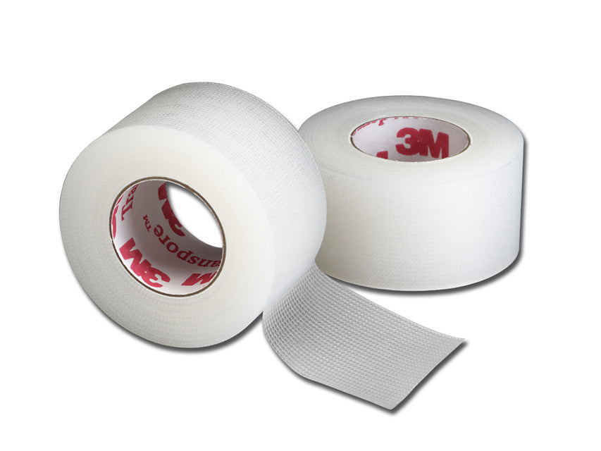 TRANSPORE 3M glært plastteip – 25 mm x 9,14 m – kassi með 12 rúllum