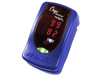 NONIN ONYX VANTAGE PULSE OXIMETER - 9590 - blár - 35084