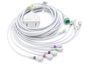 ECG CABLE 10 leads for monitor K12 - spare for 35308, 35332 - 35322