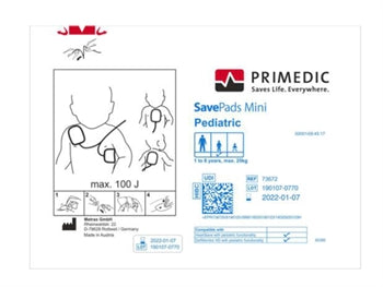 SAVE PADS MINI 1-8 ára allt að 25 kg fyrir HeartSave tæki frá S.nr. 739XXXXXXX
