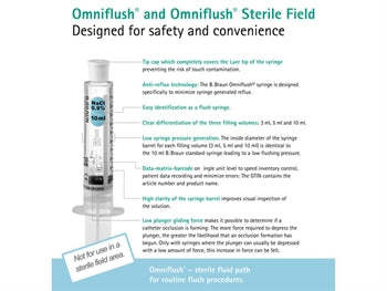 B-BRAUN OMNIFLUSH SPRITT - 10 ml - 36558