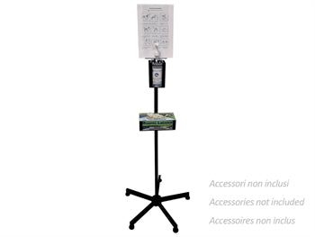 STAND FOR HAND SANITIZER DISPENSER AND GLOVES - 36676