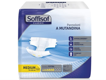 SOFFISOF CLASSIC INCONTINENCE PAD - meðal incontinence - miðlungs - 36701