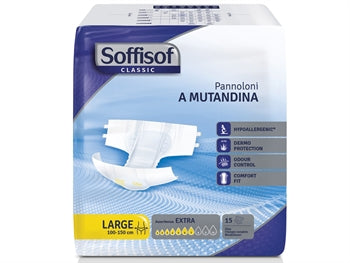 SOFFISOF CLASSIC INCONTINENCE PAD - meðal incontinence - stór - 36702