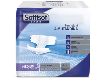 SOFFISOF CLASSIC INCONTINENCE PAD - þung incontinence - miðlungs - 36704