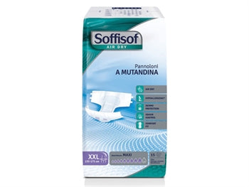 SOFFISOF AIR DRY INCONTINENCE PAD - þung incontinence - XXL - 36712