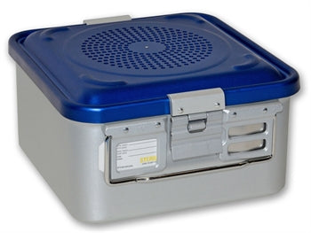 Geymsla með síu lítill h 150 mm - blár - perforuð - 37032