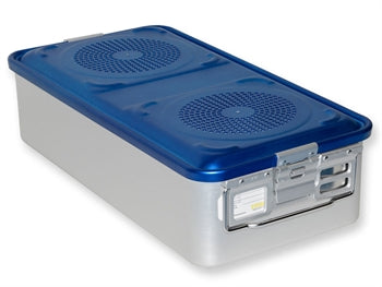Geymsla með síu stór h 150 mm - blár - perforeraður - 37132