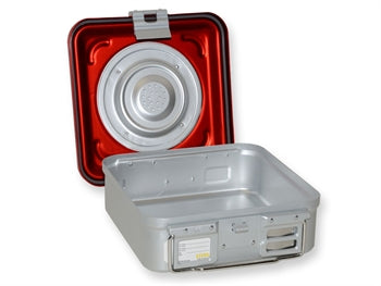 B.S. Geymsla með ventli lítill h 100 mm - rauður - 37160
